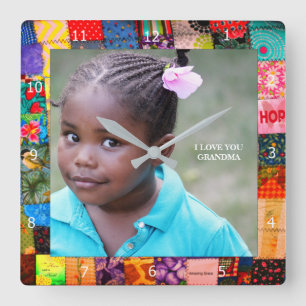 FOTO TOEVOEGEN* VIERKANTE KLOK