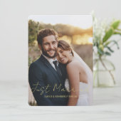 Foto toevoegen Wedding Announcement Kaart (Staand voorkant)