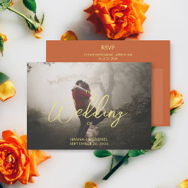 Foto toevoegen Wedding Maaltijdkeuze RSVP Kaartje