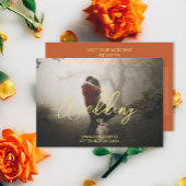 Foto toevoegen Wedding QR-code Informatiekaartje