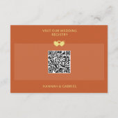 Foto toevoegen Wedding QR-code Informatiekaartje (Achterkant)