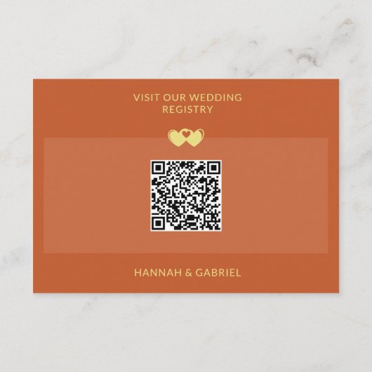 Foto toevoegen Wedding QR-code Informatiekaartje (Achterkant)