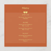 Foto toevoegen Wedding Verloving Flat Menu (Achterkant)