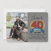 Foto tot 40 jaar kaart (Voorkant)