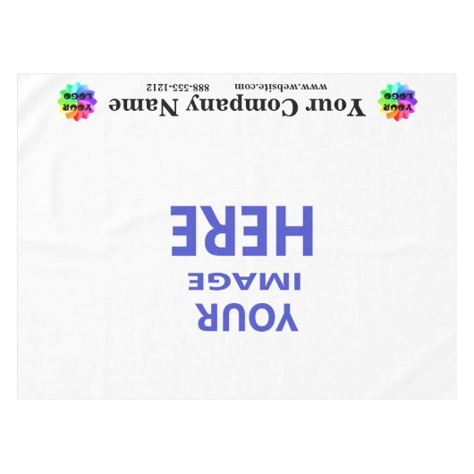 Foto Trade Show Tablecloth Custom Logo Business Tafelkleed (Voorkant (Horizontaal))