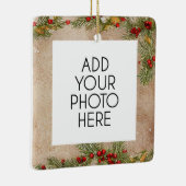  foto Transplant Recipient Kerstmis Keramisch Ornament (Rechts)