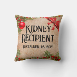 foto Transplant Recipient Kerstmis Kussen