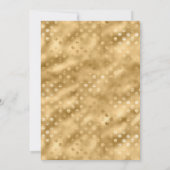 Foto trendy gouden script afstudeeraankondiging kaart (Achterkant)