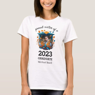 Foto Trotse Zus van 20XX Afgestudeerde aangepast T-shirt