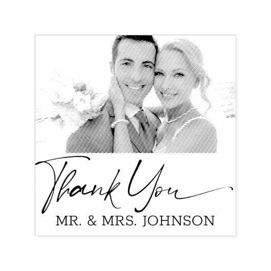 Foto Trouw Dank Je Zelfinktende Stempel (Design)