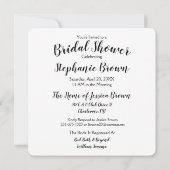 Foto Trouwen Keukendouche Kaart (Achterkant)