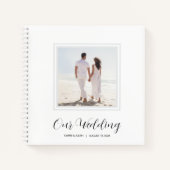 Foto trouwgastenboek notitieboek (Voorkant)