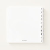 Foto trouwgastenboek notitieboek (Achterkant)