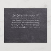 Foto trouwkaart verlovingsfeest Bruidsuitnodiging  (Achterkant)