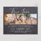 Foto trouwkaart verlovingsfeest Bruidsuitnodiging  (Voorkant)