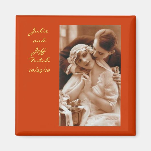  foto trouwmagneet magneet (Voorkant)