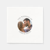 Foto Trouwpaar Papieren servet (Voorkant)