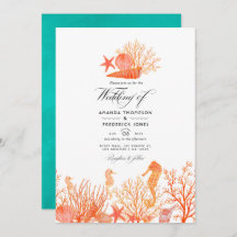 Foto Turquoise en Coral Beach Wedding