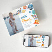 Foto Twee de Maan Raket Uitnodiging