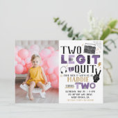 Foto Twee Legit om de tweede uitnodiging op te zeg (Staand voorkant)