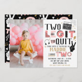 Foto Twee Legit om de tweede uitnodiging op te zeg (Voorkant / Achterkant)