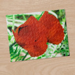 Foto twee Oriental Poppies Flower Legpuzzel<br><div class="desc">Een sterke bries duwt twee Oriental Poppies in lijst, hun levendige, tissuepapier, rood-oranje bladen die naar rechts kijken. De geringe diepte van het veld en het zonlicht maken de bladeren en grassen op de achtergrond tot een verscheidenheid van onlosmakelijke lichte groenen. De heldere achtergrond maakt echt het rode en oranje...</div>