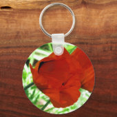 Foto twee Oriental Poppies Flower Sleutelhanger (Voorkant)
