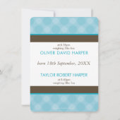 FOTO TWINS GEBOORTE AANKONDIGING schattig jongens  (Achterkant)