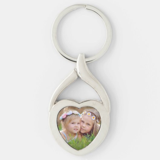Foto Twisted Heart Metal Sleutelhanger (Voorkant)