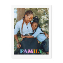 Foto typografie familie modern eenvoudig