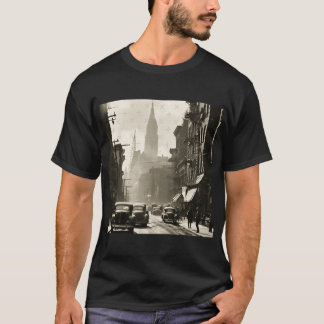 Foto uit de jaren 40 van New York City-afdruk vrie T-shirt