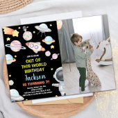 Foto Uit deze wereld verjaardag Verjaardag Kaart