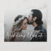 Foto Uitgestelde aankondiging huwelijk Briefkaart (Voorkant)