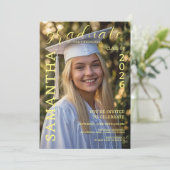 Foto-uitnodiging klas van 2026 kaart (Staand voorkant)