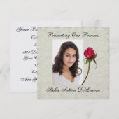 Foto Uitnodiging - Prinses, Trouwen, Balavond (Voorkant / Achterkant)