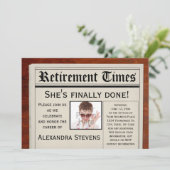 Foto Uitnodiging voor kranten (Staand voorkant)