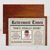 Foto Uitnodiging voor kranten (Voorkant / Achterkant)