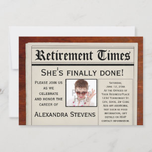 Foto Uitnodiging voor kranten