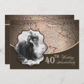 foto uitnodigingen 40e verjaardag (Voorkant / Achterkant)