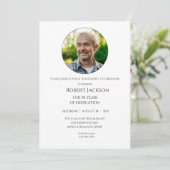 Foto UitnodigingFoto RetirementCelebration Kaart (Staand voorkant)