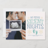 Foto Ultrasound Kerstmis Zwangerschap aankondiging (Voorkant)