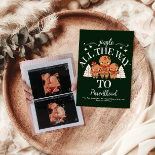 Foto Ultrasound Kerstmis Zwangerschap aankondiging