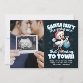 Foto Ultrasound Kerstmis Zwangerschap aankondiging (Voorkant)