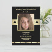 Foto Universiteit afstuderen Aankondigingen (Staand voorkant)
