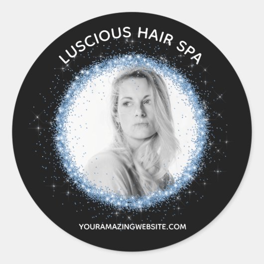 *~* FOTO UPLOAD LOGO Label Envelop zegel (Voorkant)