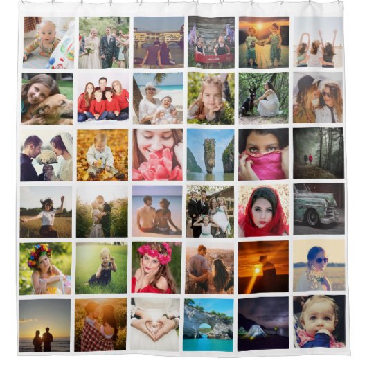 Foto uploaden douchegordijn (Voorkant)