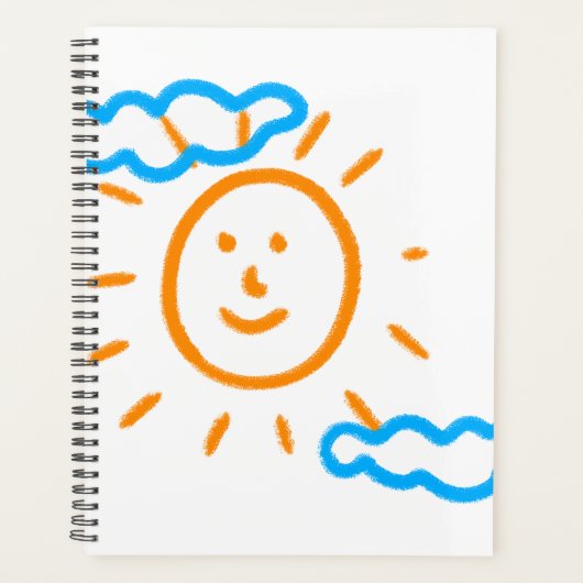 Foto uploaden Draai Kinder illustraties naar Planner (Voorkant)