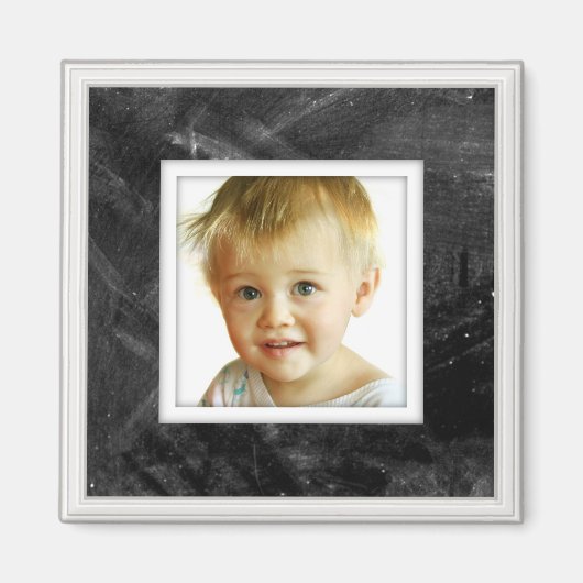 Foto uploaden Faux Chalkboard Afbeelding Magnet (Voorkant)