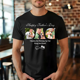Foto uploaden Gelukkige Vaderdag Grappige Hondenei T-shirt
