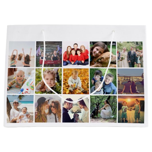 Foto uploaden groot cadeauzakje (Voorkant)